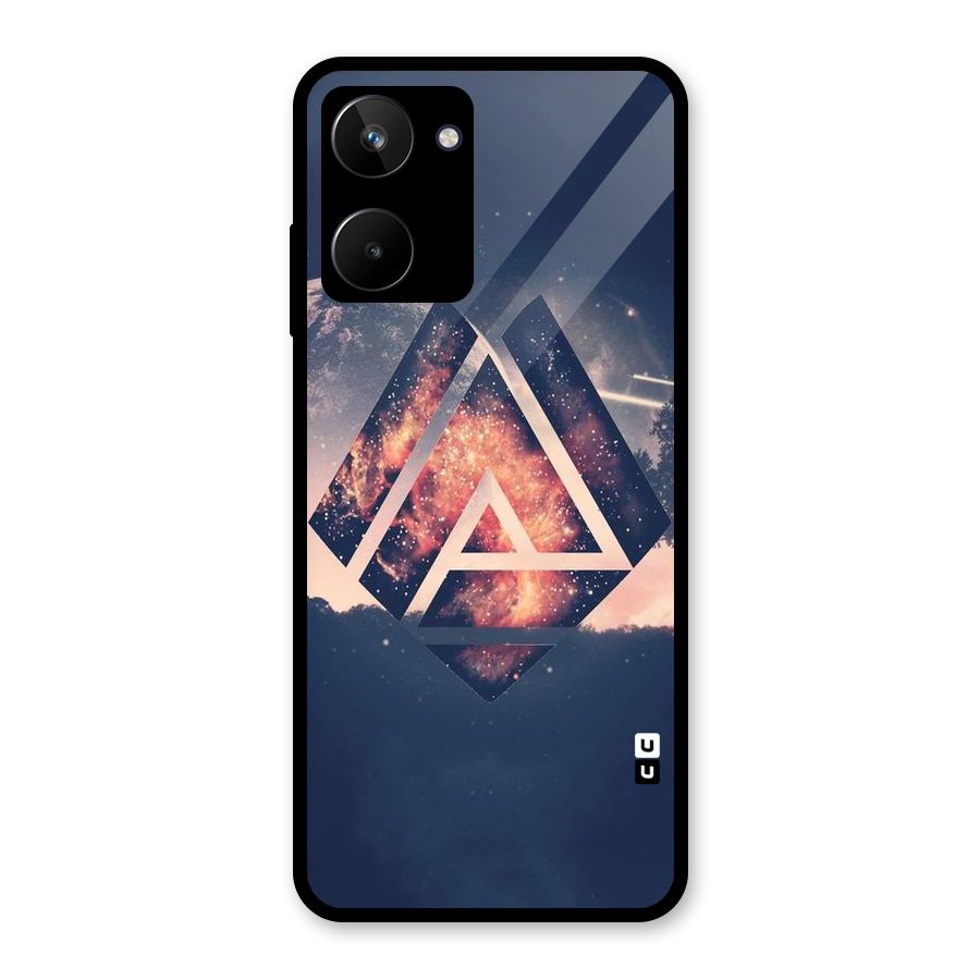 Moon Abstract Glass Back Case for Realme 10