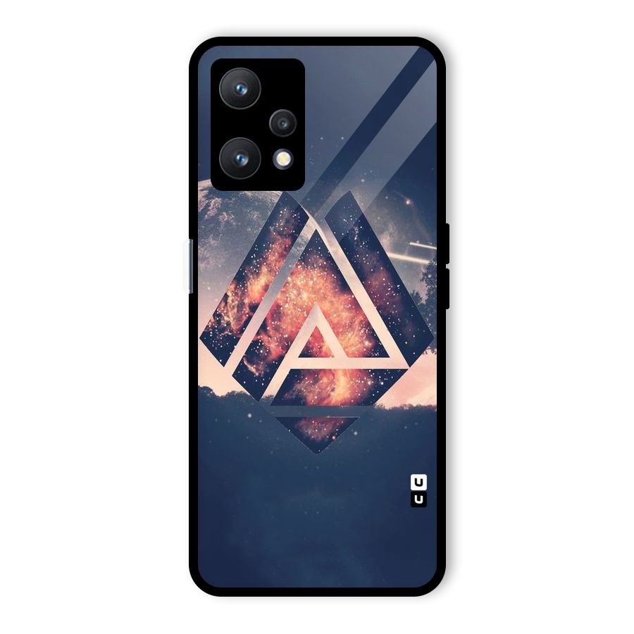 Moon Abstract Glass Back Case for Realme 9 Pro 5G