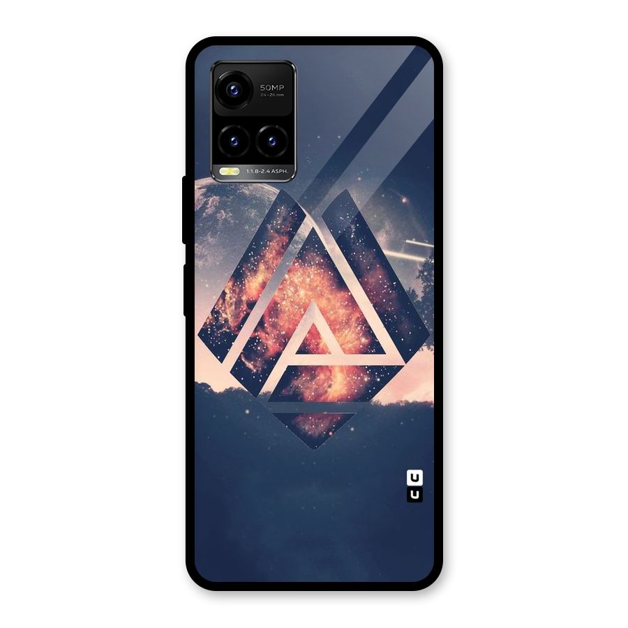 Moon Abstract Glass Back Case for Vivo Y21T