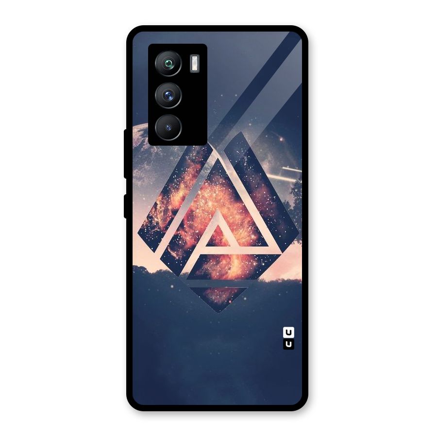 Moon Abstract Glass Back Case for Vivo iQOO 9 SE
