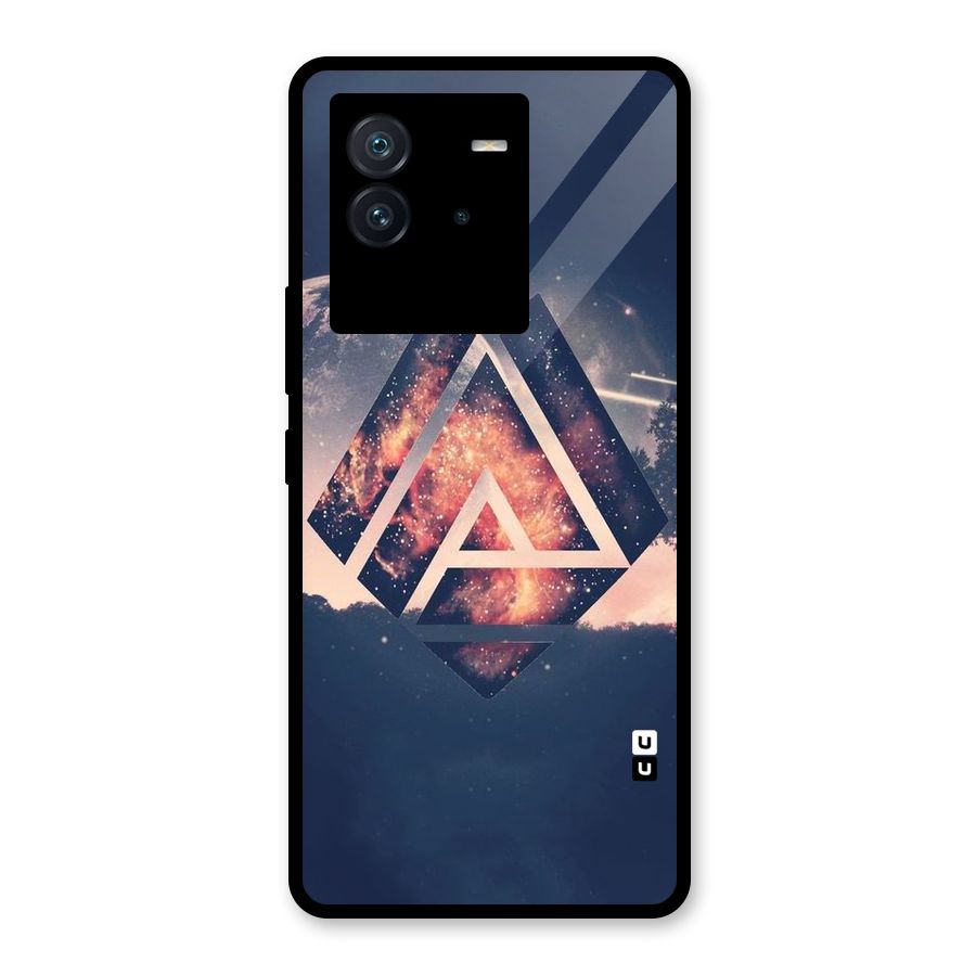 Moon Abstract Glass Back Case for Vivo iQOO Neo 6 5G