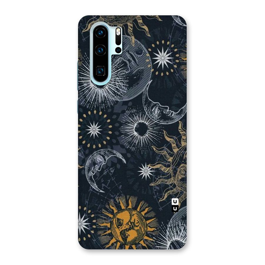 Moon And Sun Back Case for Huawei P30 Pro