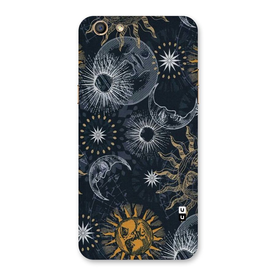 Moon And Sun Back Case for Oppo F3