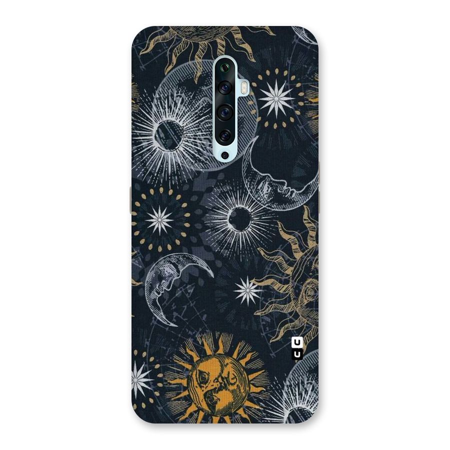 Moon And Sun Back Case for Oppo Reno2 Z