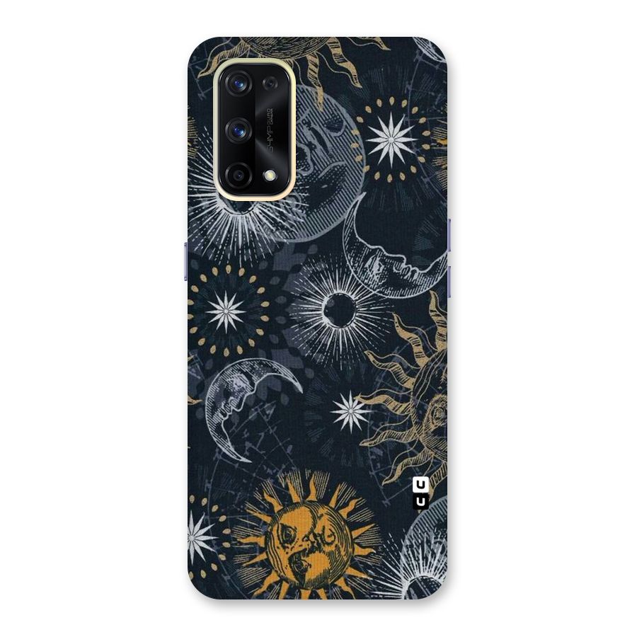 Moon And Sun Glass Back Case for Realme X7 Pro