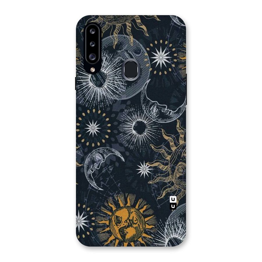 Moon And Sun Back Case for Samsung Galaxy A20s