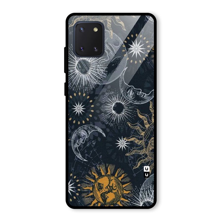 Moon And Sun Glass Back Case for Galaxy Note 10 Lite