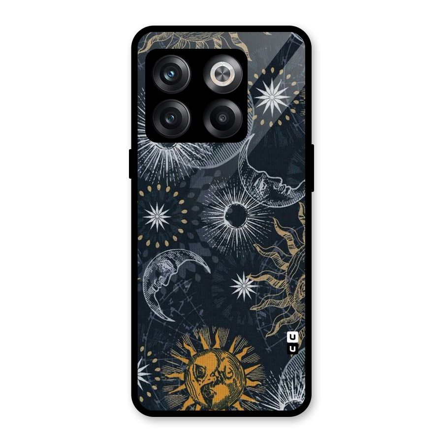 Moon And Sun Glass Back Case for OnePlus 10T