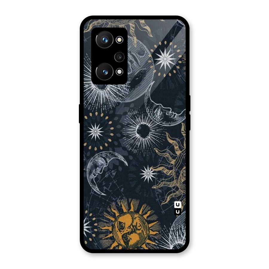 Moon And Sun Glass Back Case for Realme GT Neo 3T
