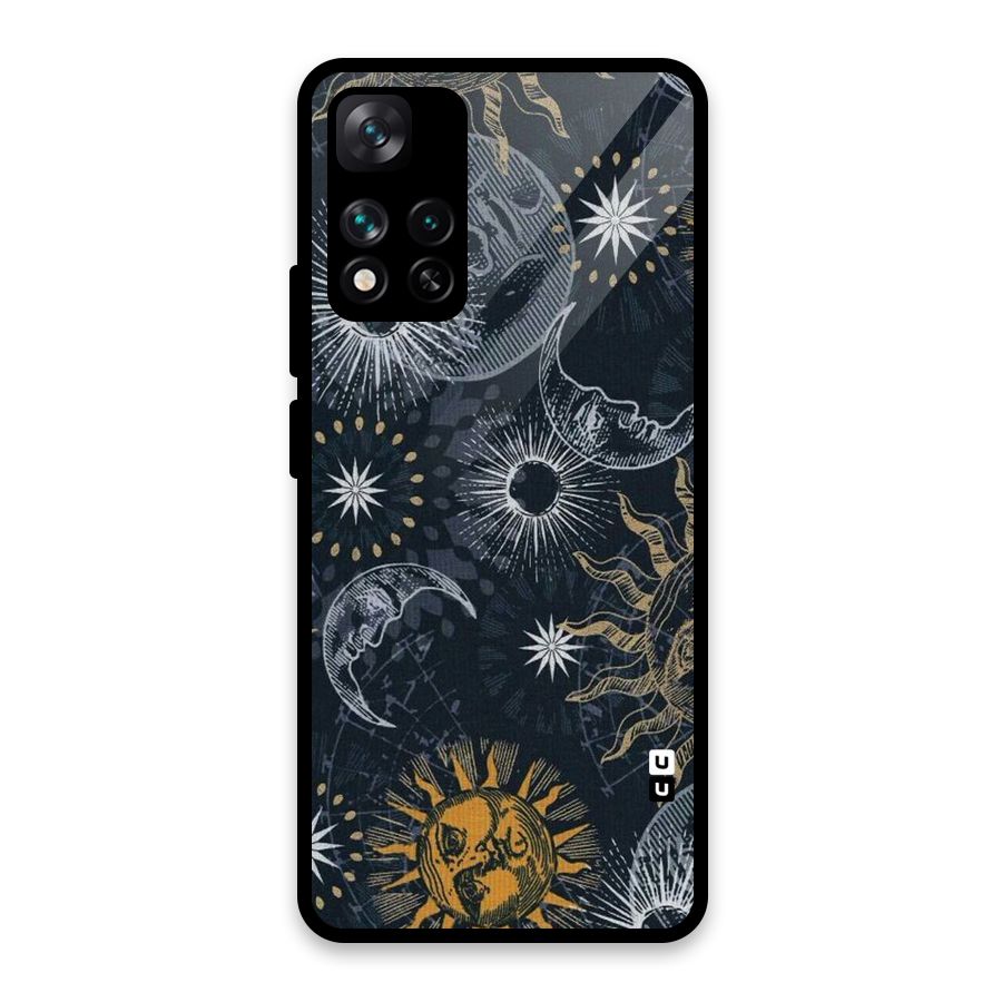 Moon And Sun Glass Back Case for Xiaomi 11i HyperCharge 5G