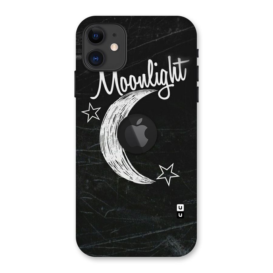 Moon Light Back Case for iPhone 11 Logo Cut