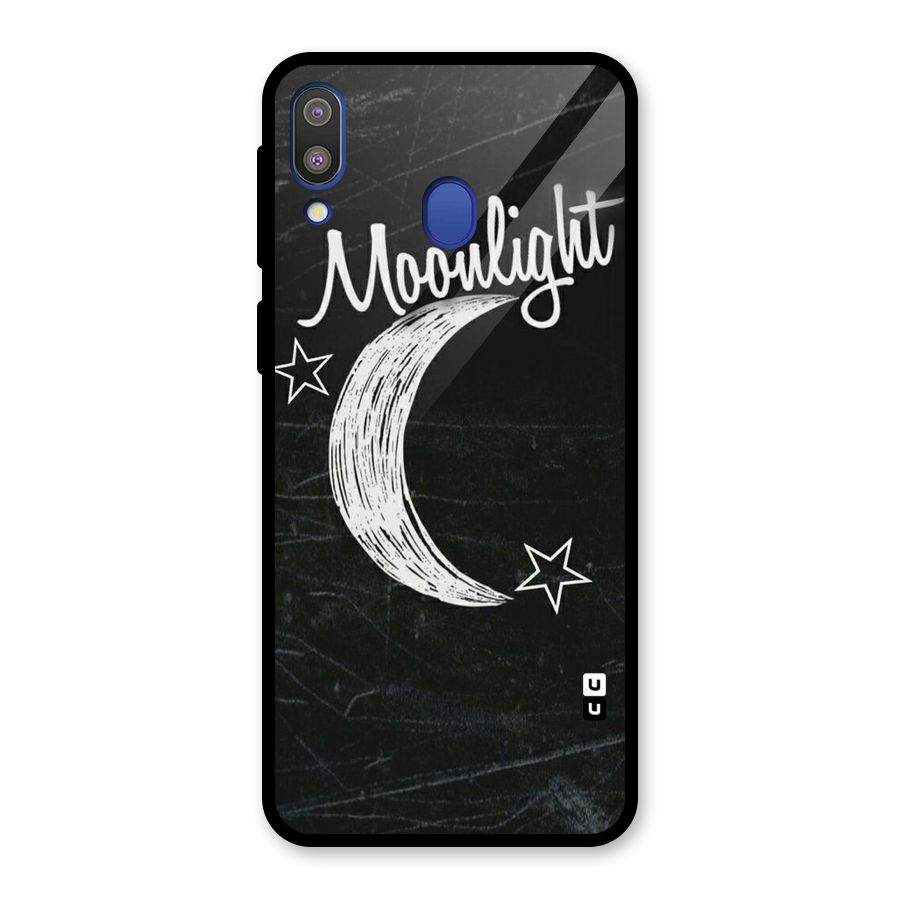 Moon Light Glass Back Case for Galaxy M20
