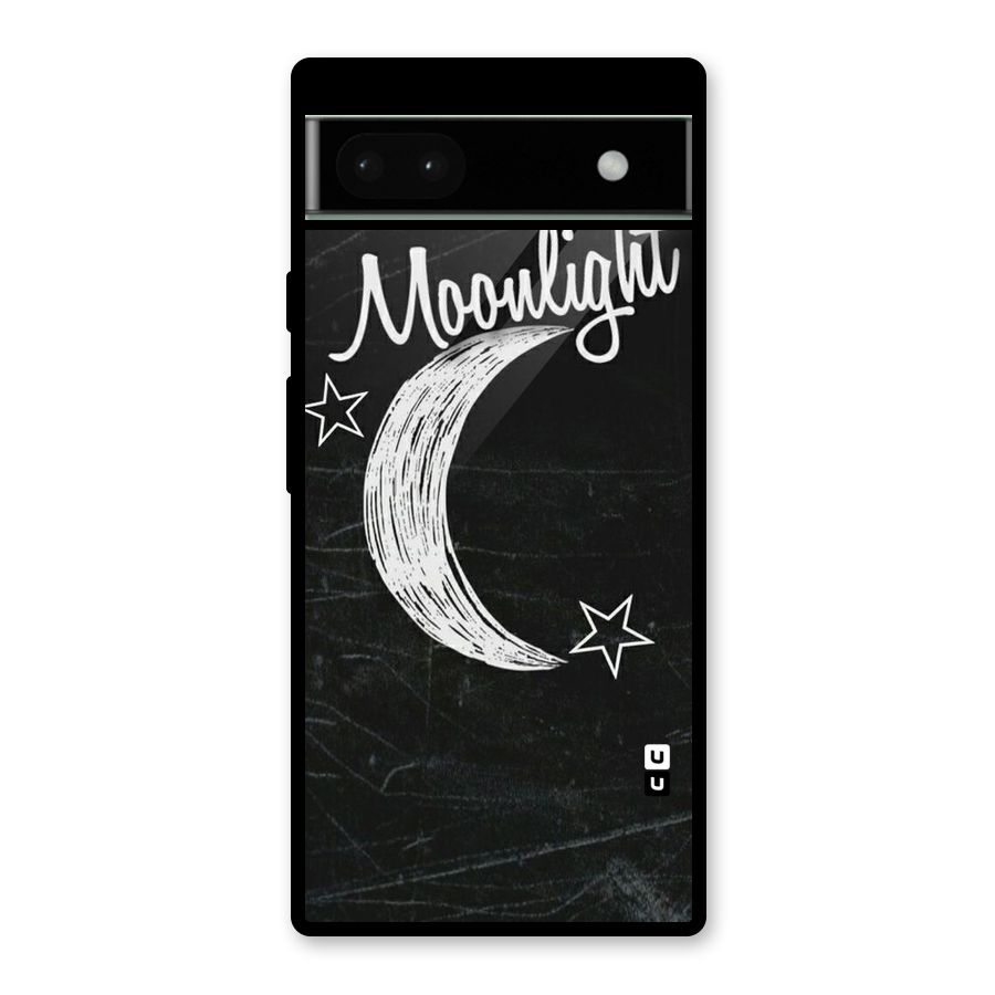 Moon Light Glass Back Case for Google Pixel 6a