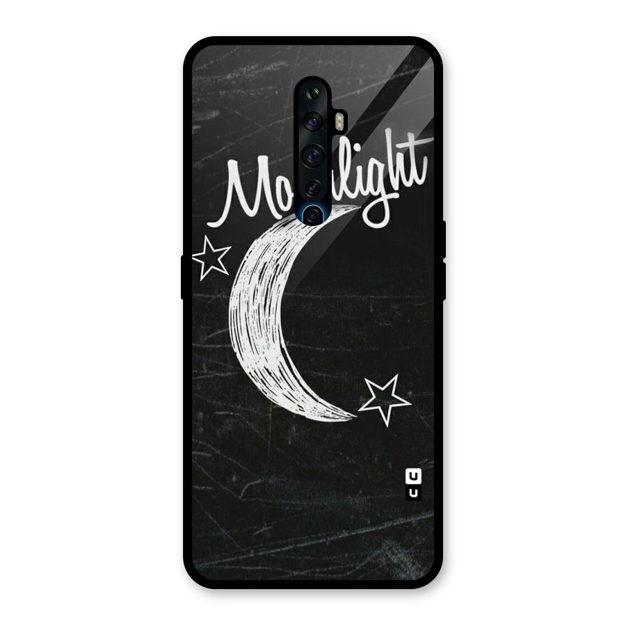 Moon Light Glass Back Case for Oppo Reno2 F