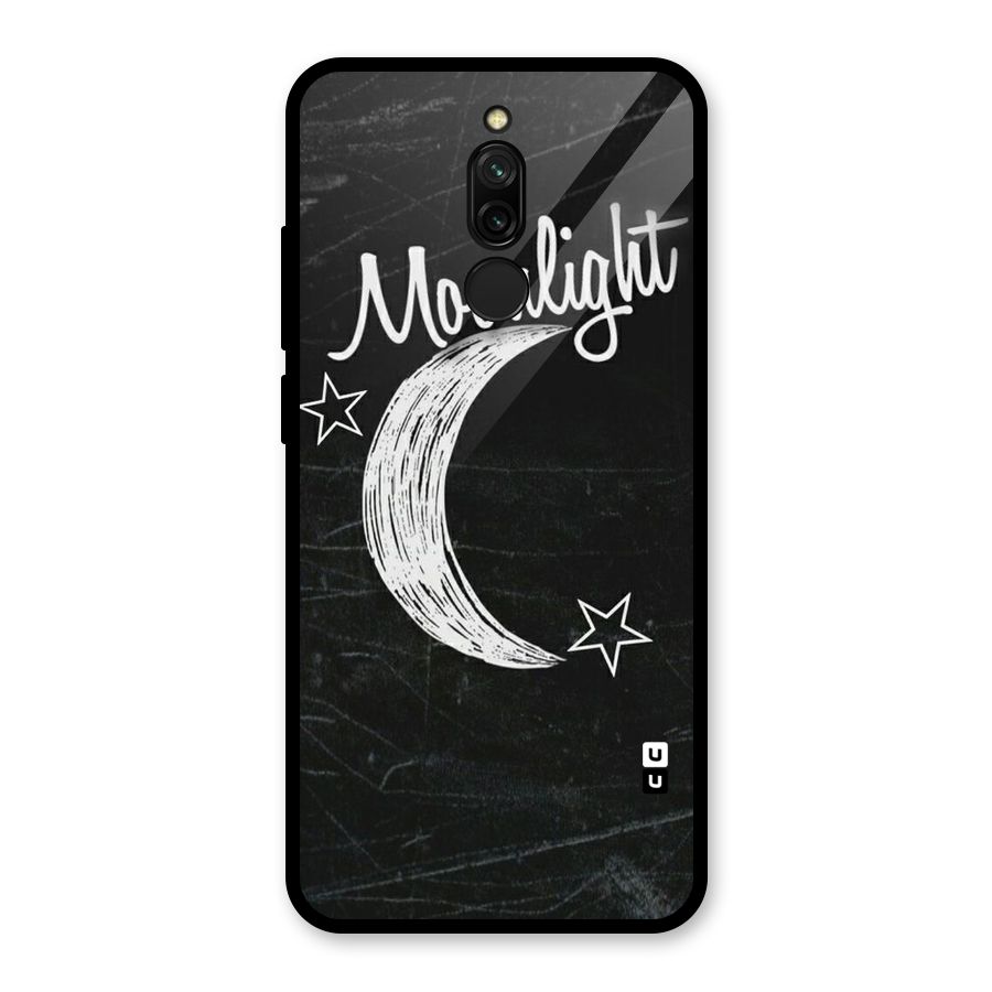 Moon Light Glass Back Case for Redmi 8
