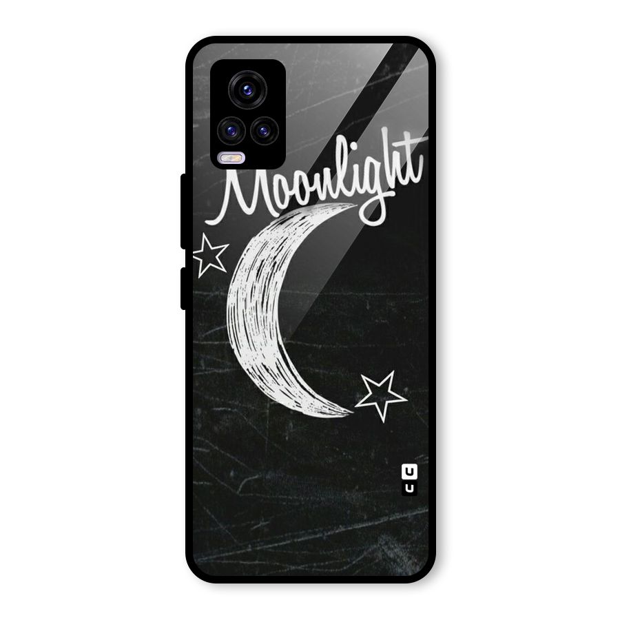 Moon Light Glass Back Case for Vivo V20