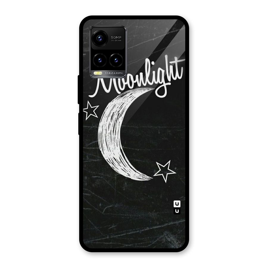 Moon Light Glass Back Case for Vivo Y21A