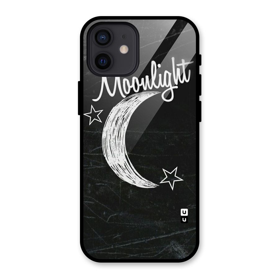 Moon Light Glass Back Case for iPhone 12