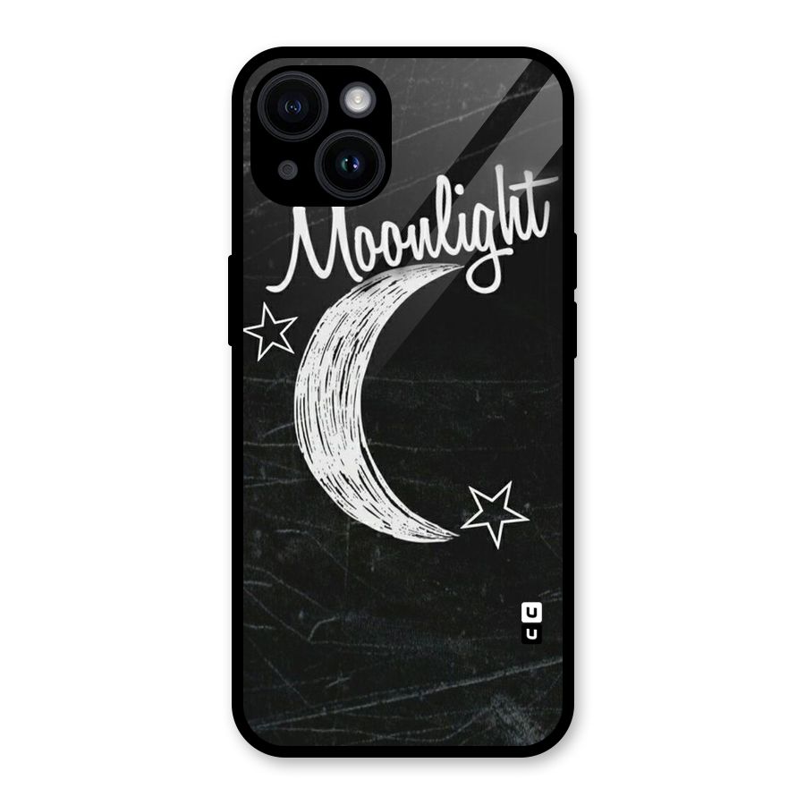 Moon Light Glass Back Case for iPhone 14