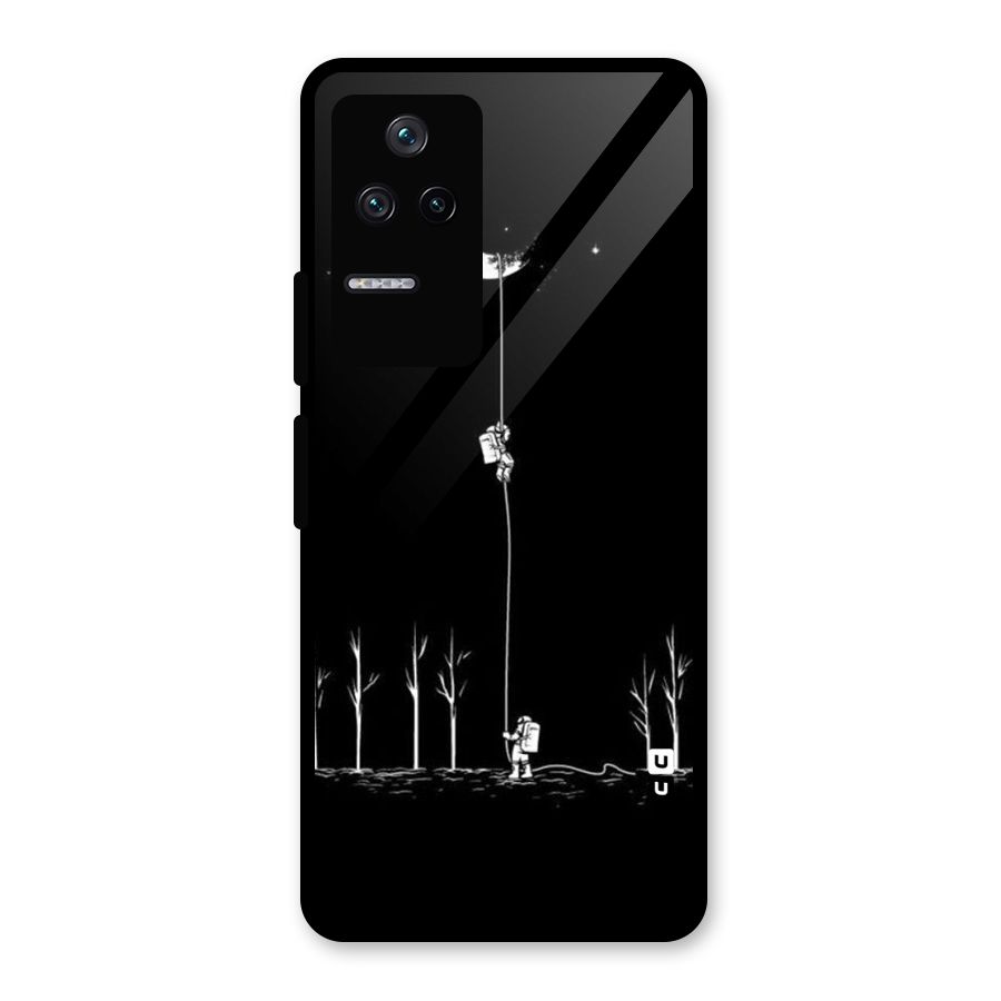 Moon Man Glass Back Case for Poco F4 5G