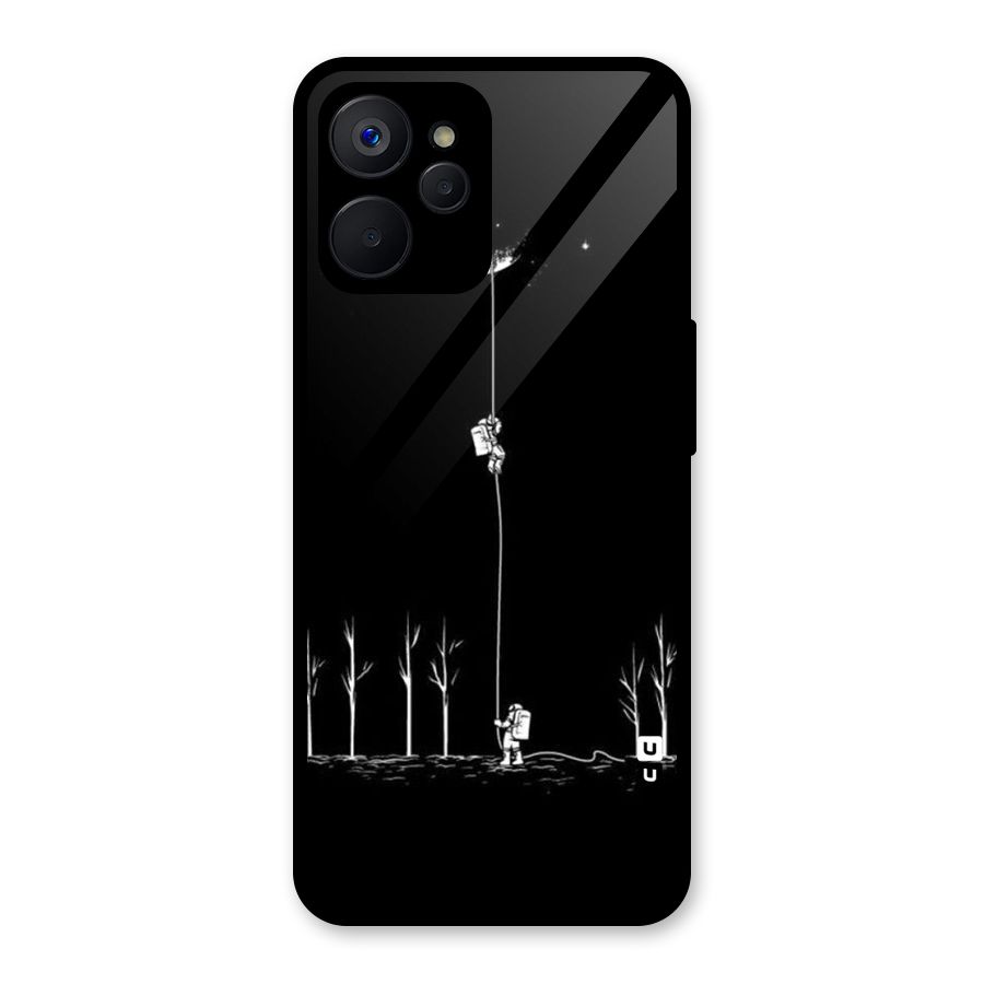 Moon Man Glass Back Case for Realme 9i 5G