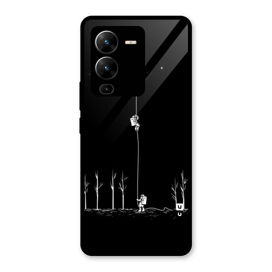 Moon Man Glass Back Case for Vivo V25 Pro