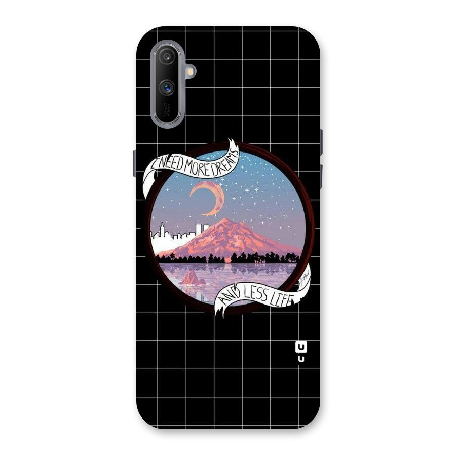 More Dreams Back Case for Realme C3
