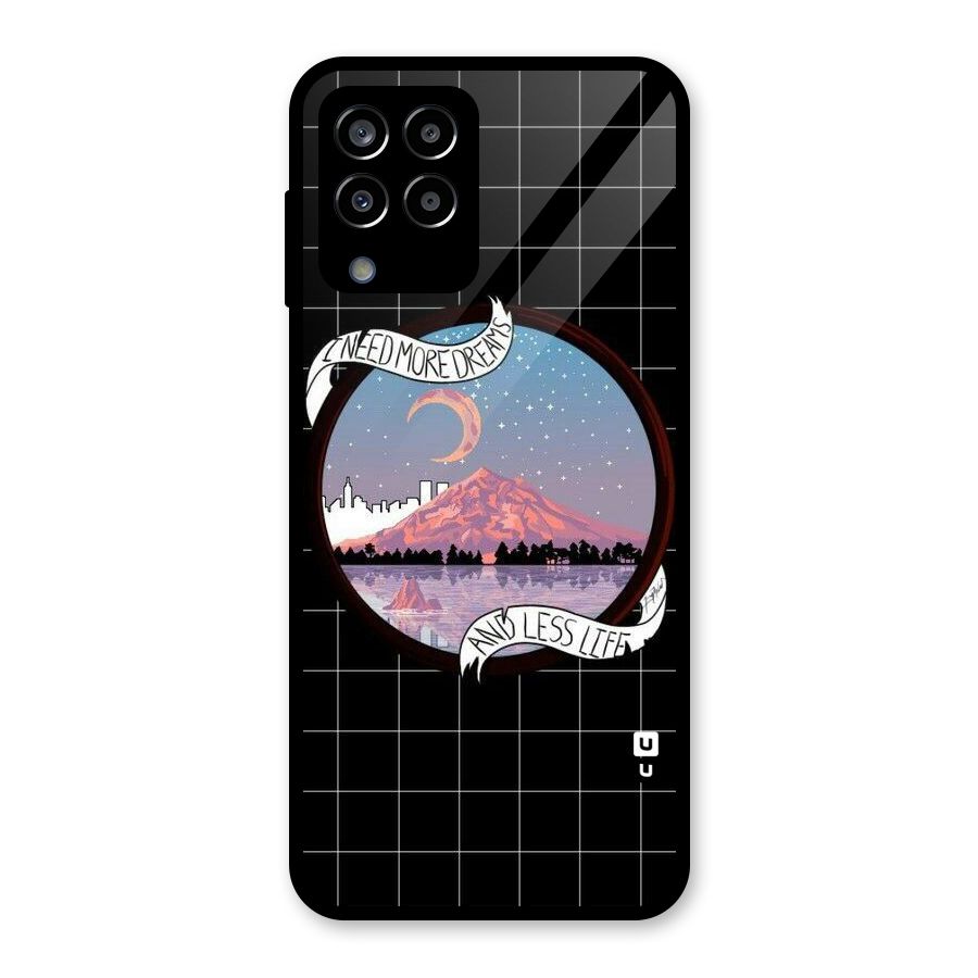 More Dreams Glass Back Case for Galaxy M33