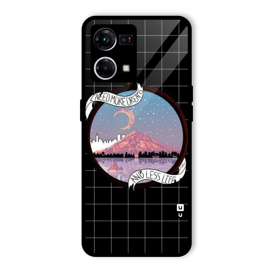 More Dreams Glass Back Case for Oppo F21 Pro 5G
