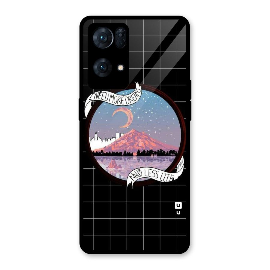 More Dreams Glass Back Case for Oppo Reno7 Pro 5G