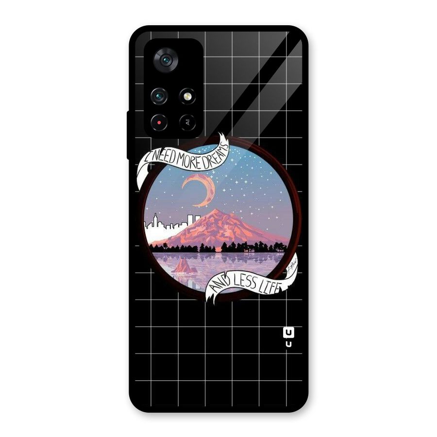 More Dreams Glass Back Case for Poco M4 Pro 5G