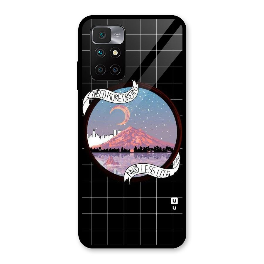 More Dreams Glass Back Case for Redmi 10 Prime