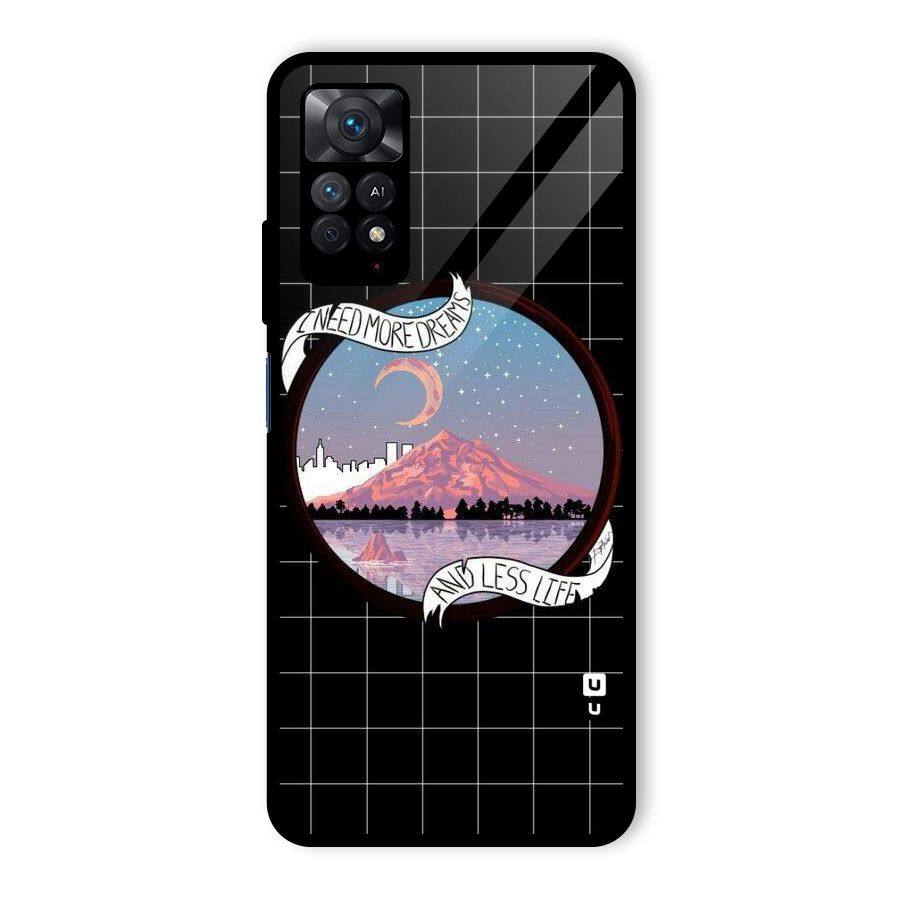 More Dreams Glass Back Case for Redmi Note 11 Pro
