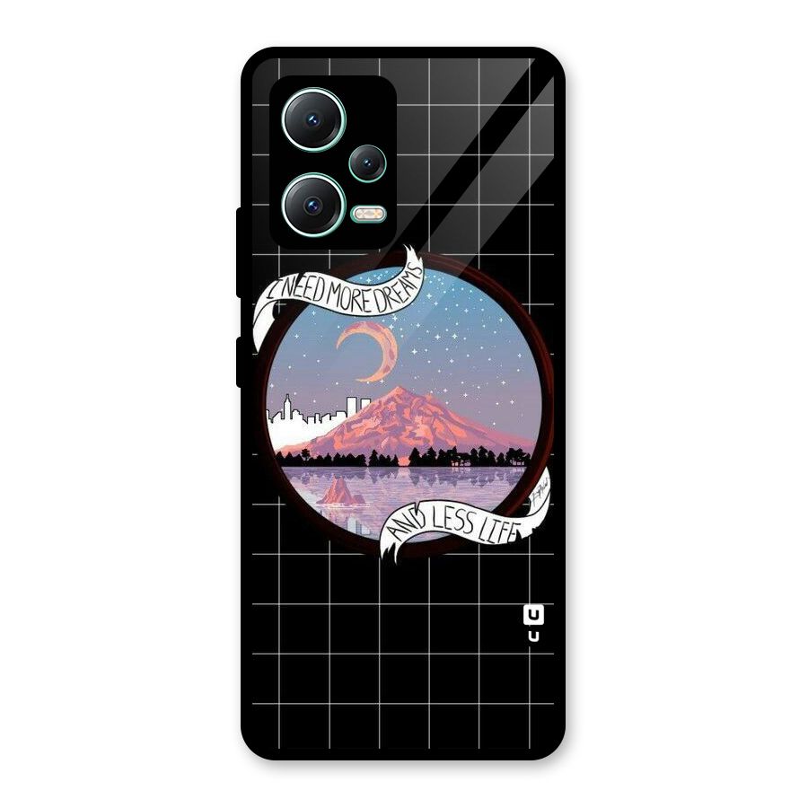 More Dreams Glass Back Case for Redmi Note 12 5G