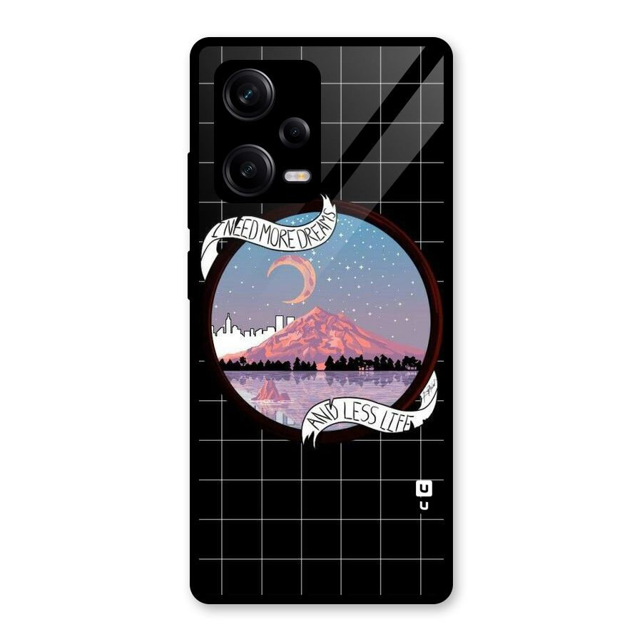 More Dreams Glass Back Case for Redmi Note 12 Pro