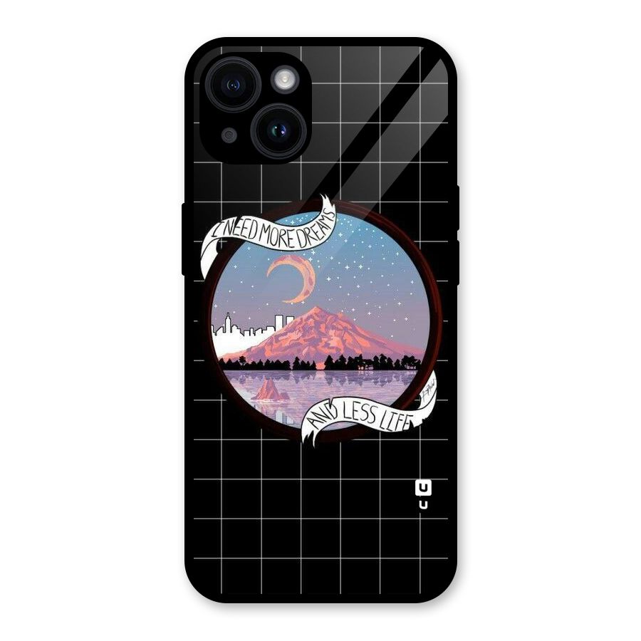 More Dreams Glass Back Case for iPhone 14