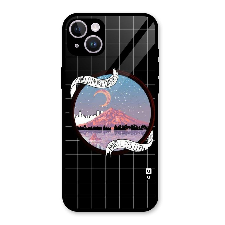 More Dreams Glass Back Case for iPhone 14 Plus