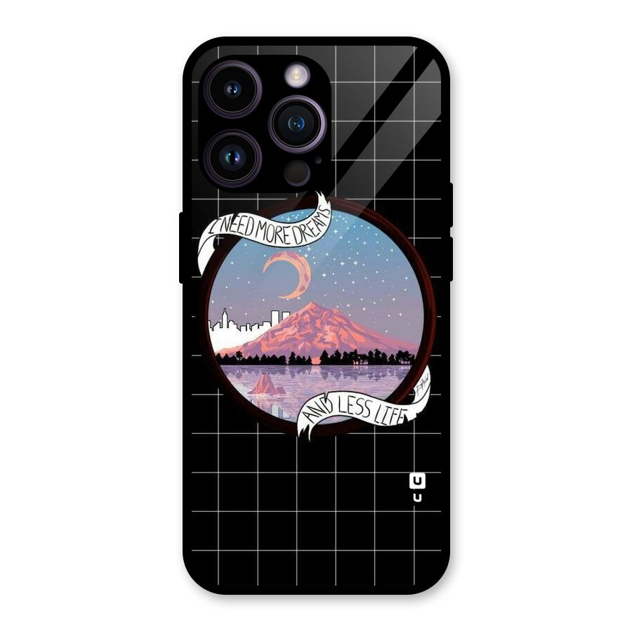 More Dreams Glass Back Case for iPhone 14 Pro Max