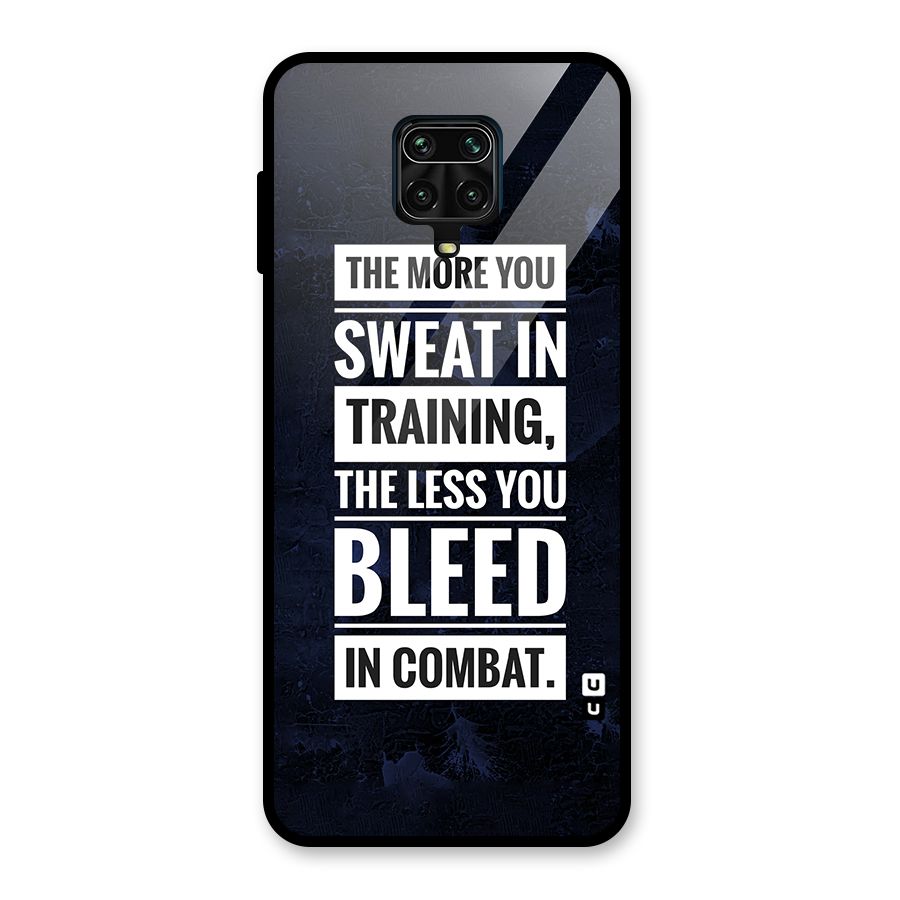 More You Sweat Less You Bleed Glass Back Case for Poco M2 Pro