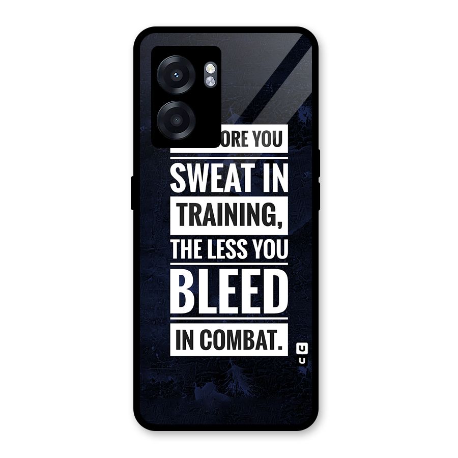 More You Sweat Less You Bleed Glass Back Case for Realme Narzo 50 5G