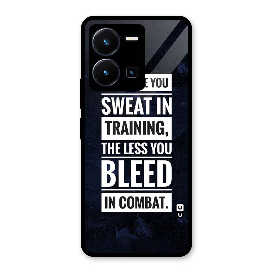 More You Sweat Less You Bleed Glass Back Case for Vivo Y35