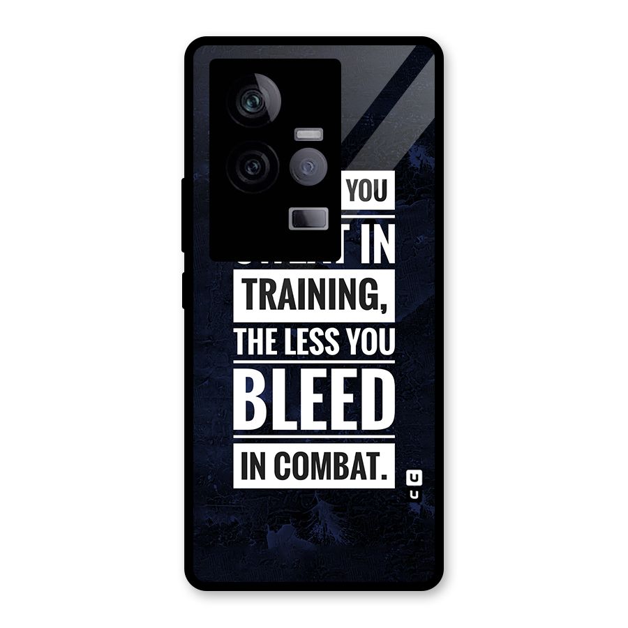 More You Sweat Less You Bleed Glass Back Case for Vivo iQOO 11 5G