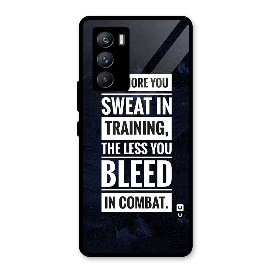 More You Sweat Less You Bleed Glass Back Case for Vivo iQOO 9 SE