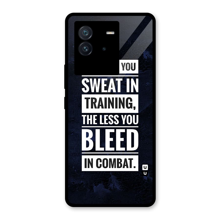 More You Sweat Less You Bleed Glass Back Case for Vivo iQOO Neo 6 5G