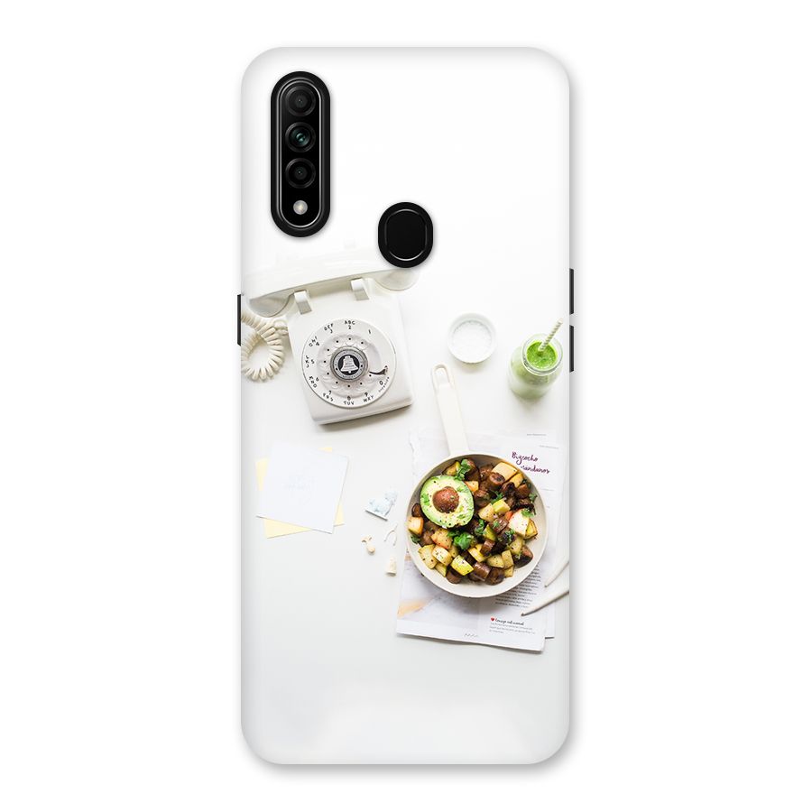 Morning Breakfast Back Case for Oppo A31