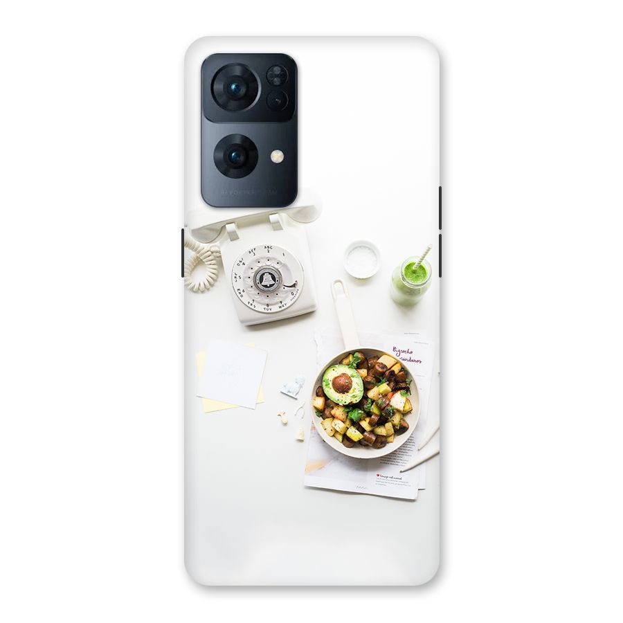 Morning Breakfast Back Case for Oppo Reno7 Pro 5G