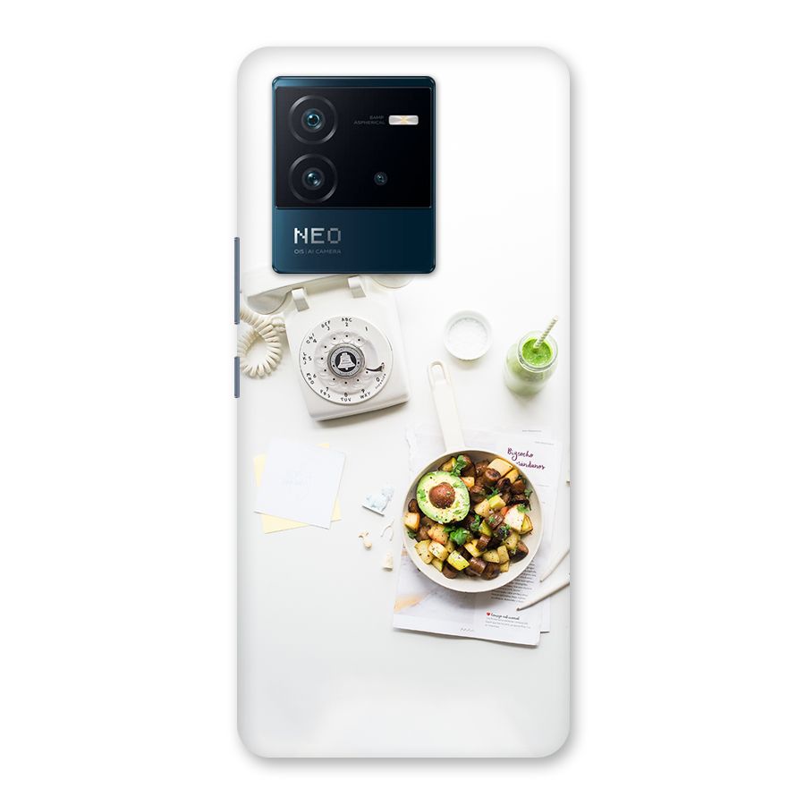 Morning Breakfast Back Case for Vivo iQOO Neo 6 5G