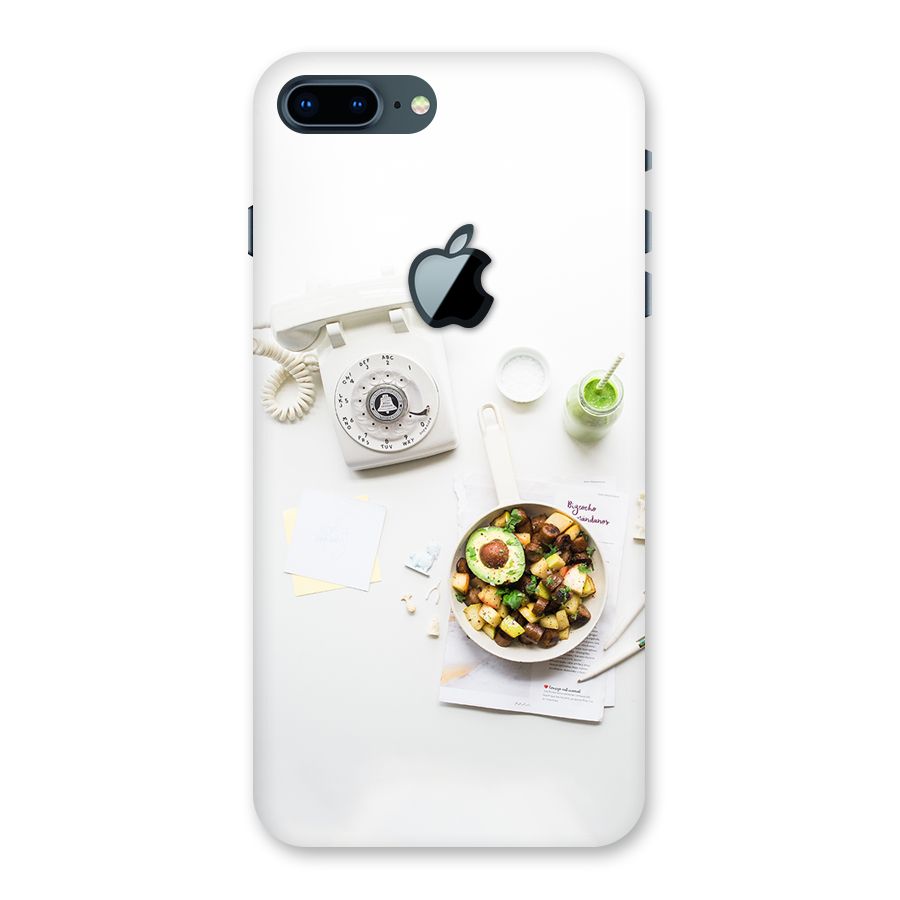 Morning Breakfast Back Case for iPhone 7 Plus Apple Cut