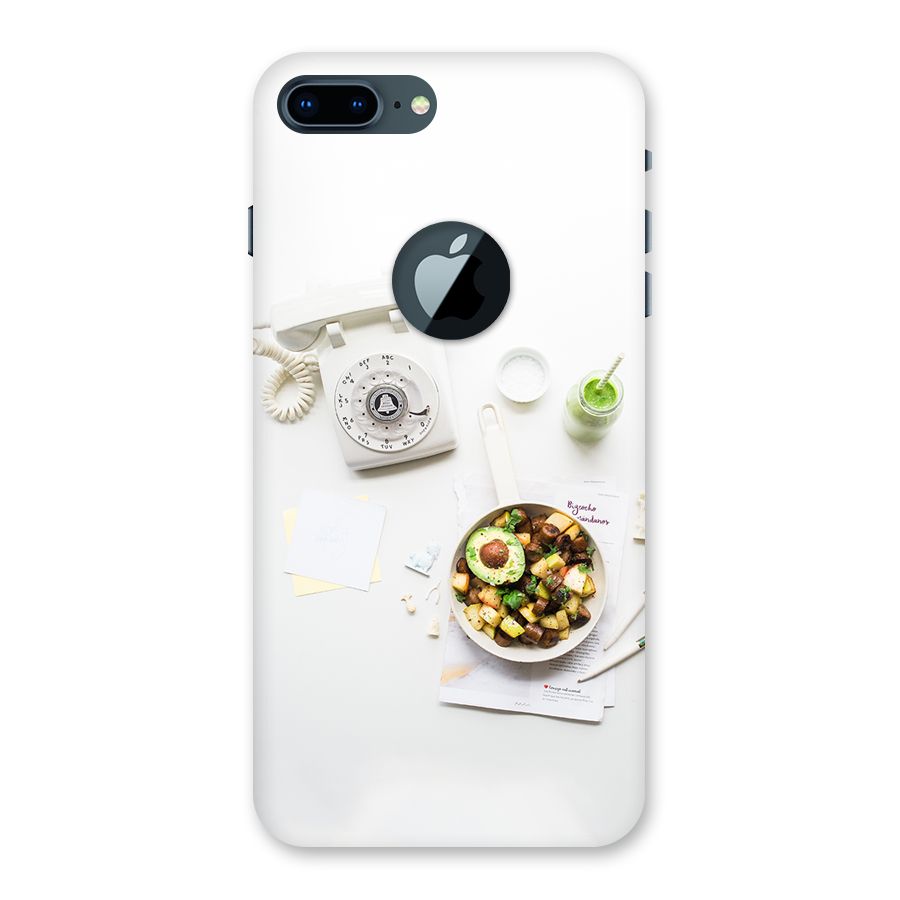 Morning Breakfast Back Case for iPhone 7 Plus Logo Cut