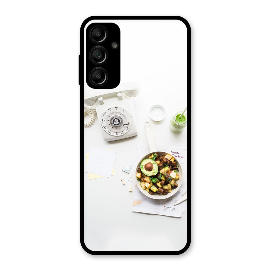 Morning Breakfast Glass Back Case for Galaxy A14 5G
